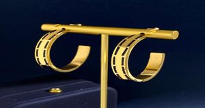 Designer armband för kvinnor hoop örhänge herr guld armband mode kärlek f armband studs lyxiga bröllop smycken hoops med ruta 2208822156