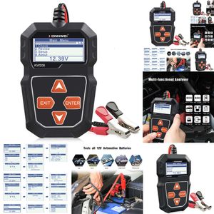 GPS GPS KW208 12V 100 - 2000CCA Şarj Devrimi Devre Analizörü 12 Volt Pil Test Cihazı Aracı GPS GPS