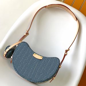 Tasarımcı Klasik Sunset denim omuz çantası kadın çanta moda flep crossbody deri cüzdan lüks marka yüksek kaliteli cüzdan