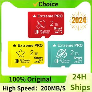 Карты высокая емкость 2 ТБ MICRO TF/SD 1TB MINI SD CARD 128GB 256 ГБ класса 10 4K Карта памяти 512 ГБ TF Flash Card для телефона Nintendo Switch Phone