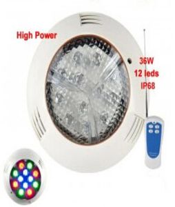 AC 12V 36W LED Sualtı Yüzme Havuzu Bahçe Çeşmesi Su Aydınlatma Piscia Su Geçirmez IP68 RGB Mavi Kırmızı Yeşil Sıcak WH7994393