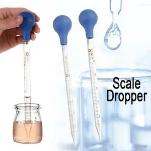 Home Lab Supplies Teströr Gummihuvud Graduerade pipetter Glass Droper Liquid Transfer