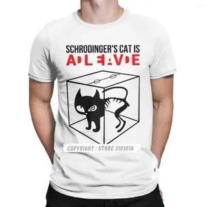 Men's Suits NO.2A1088 Dead And Alive T Shirt Men Mechanics Physics Science Printed Tops Custom Drop Ship