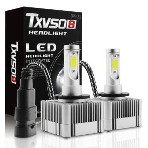 ヘッドライトTXVSO8 2PCS D1S D3S LED CAR HEADLIGHT FOG BULB 72W 28000LM SUPER BRIGHT ADVANCENT LAMP AUTO 6000K WHITE LIGHTS VS HID