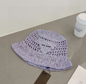 Wysokiej jakości designerka słomka kubek kamizel litera moda czapka różowa trawa braid casquette męskie czapki letnie swobodne czapki haftowe czapki cukierki