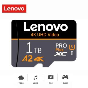 Cartões lenovo u3 a2 cartão de memória de alta velocidade mini sd cartão 2tb 1 tb cartão flash personalizado idéias de presente 128 GB para câmera de telefone/vigilância