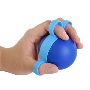 new 2024 1 Pc25lb Finger Grip Ball Massage Rehabilitation Training Elderly Exercise Ball Hand Finger Strength Circle Grip Device - for