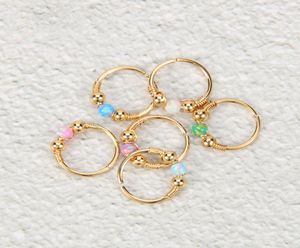 high-quality Stainless Steel nose ring, Lip ring, nose nail, treasure puncture jewelry, Europe and the United States popular Opal8419360