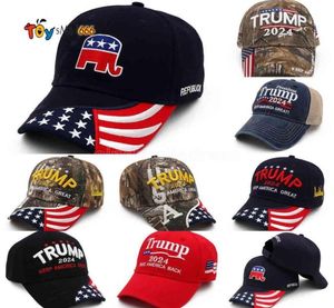 Presidente Donald Trump 2024 Ball Hat Hat Baseball Designers Designers de verão Mulheres homens Snapback Sports Rogging Outdoor Beach Sun Visco1136205