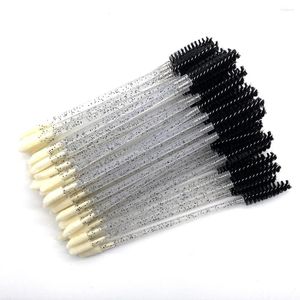 Makeup Brushes 50 Pieces Double Sides Eyelash Extension Mascara Wands Concealer Lip Applicator Disposable 2 In 1 Tools