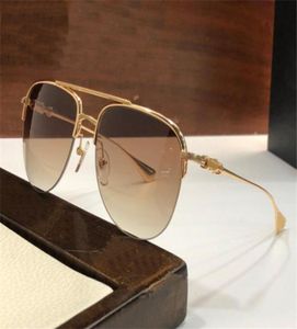 Vintage fashion design sunglasses IDEATIY I exquisite pilot metal frame retro simple and versatile style uv400 protective glasses4316724