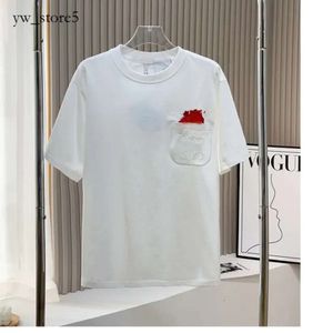 Loewve Designer Luxus Loe Classic Loeweee Shirt geprägt Ausländer Solid Short Sleeve T-Shirt Label Summer New Fashion Vielseitiger Trend für Männer und Frauen Loeww 201