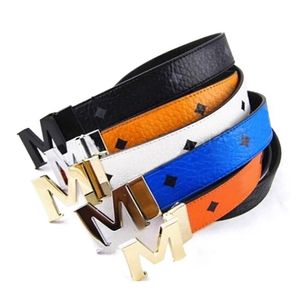 Spegelkvalitet reversibelt lyxbälte modemän bälten bredd 3.4 cm metallbrev slät spänne kvinnor designer bälte man klassisk casual brun midja läderbälte