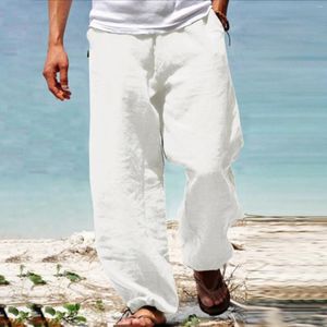 Men's Pants Men Casual Fashion Solid Color Breathable Pocket Elastic Waist Large Size Man Y2k Clothing Gym Work Trousers Pantalones