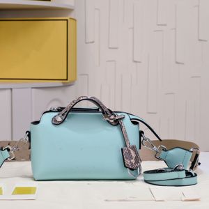 Bowling çantası Bu arada tasarımcı crossbody çanta boston el çantası kadın deri lüks çanta yüksek son moda çok yönlü çok renkli omuz çantası sıcak satış öğesi 20cm