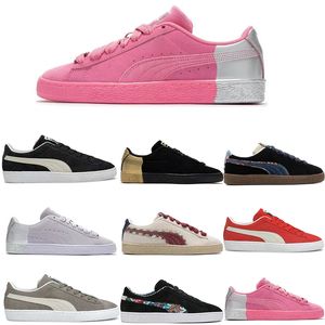 scarpe firmate pumaa maschi da donna classiche rosa bianco nero oro rosso verde marrone uomini donne allenatori di scarpe casual scarpe da ginnastica