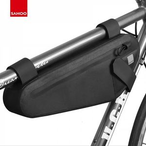 2L Cykelram Corner Bag Water Proof Road Triangle Pouch Top Tube Mount Cycling Accessories Storage Bag Pannier 240412