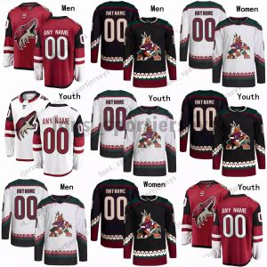 Arizona Hockey Coyotes tröjor 9 Clayton Keller 8 Nick Schmaltz 72 Travis Boyd 4 Juuso Valimaki 36 Christian Fischer 11 Dylan Guenther 22 Jack McBain 38 Liam O'Brien