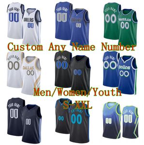 Luka Doncic Kyrie Irving Basketball Jerseys any name any numebr 2023/24 fans city jerseys Men youth women S-XXL