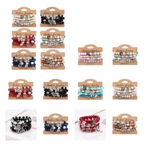 Braccialetti Charm American Indipendence Day Bracciale personalizzato MTI MTI Strati USA FLAG