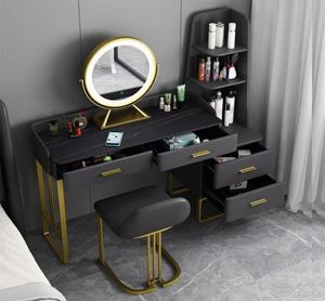 furniture 1072Italian Lights Luxury Tabless Rock Plate Dressing Tables Storage Cabinet Integrated Bedroom web celebrity INS Prince2860338