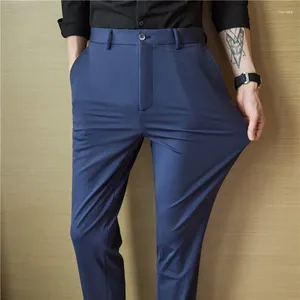 Abiti da uomo estate maschili pantaloni di moda affari casual abiti casual manica dritta pantaloni formali da uomo plus size 28-38