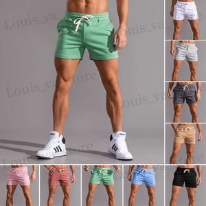 Shorts masculinos de verão esportivo shorts masculinos de ginástica rápida shorts de corrida praia bolso bodybuilding shorts masculinos de marca de ginástica T240419