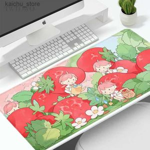 Mouse Pads Wrist Rests Mouse Pad Gamer Cute Kawaii XL New Home Computer Mousepad XXL Office Natural Rubber Laptop Desktop Mouse Pad Y240419