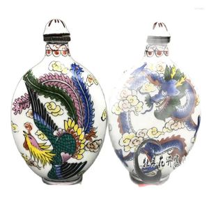 Decorative Figurines Folk Arts And Crafts Antique Porcelain Snuff Bottle Of Old Goods High-end Business Decoration Jiapin Collection