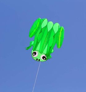 جديد عالي الجودة 3D خط واحد برنامج الضفادع Kites Sports Beach مع Kite Handle و String من السهل Fly9164983