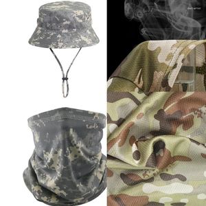 Berets Camouflage Sports Tube Bandana для мужской шляпы с шляпой теплее