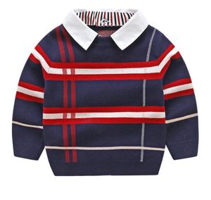 Chłopcy Swatershirt Autumn Winter Brand Sweter kurtka płaszczowa dla Toddle Baby Boy Sweter 2 3 4 5 6 7 -letni ubrania dla chłopców3620470