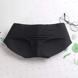 Calcinha feminina Briefas femininas de baixa cintura Bulfeter sem costura com preenchimento para intensificador de quadril Push up Roupher Sexy Lady Daily Daily