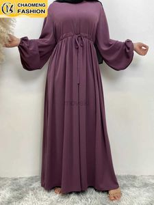 Этническая одежда Chaomeng Ramadan Abaya Dubai Musulman de Mode Hijab Платье индейка Kaftan Islam Clothing Муслим для женщин скромный кафтан Marocain D240419