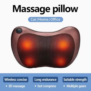 Massage Pillow Head Relax Electric Shoulder Back Neck Massager 240403