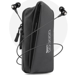 Plånböcker Ny vattentät löpande sporttelefon armbands väska för iPhone 13 12 11 Pro Max Fiess dragkedja armpåse tränar plånbokshållare