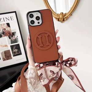 Case di telefonia cellulare Luxury 3D in pelle Custode del crossover per iPhone 15 Promax 15 Pro 14 13 Pro 13 12 Pro Max Cover con cicatrici J240418