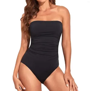 Costume da bagno da bagno femminile con cuscinetto al seno senza colore con staffa in acciaio a spalla rimovibile tracolla rimovibile sexy bikini