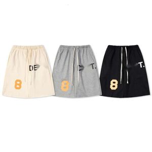 GALLREY TEE DEPTS Designer Short Pants Top Quality Luxury Fashion Bekväma Shorts Tall Street Fashion Distressed Alphanumeric 8 Drawstring Shorts Män Kvinnor