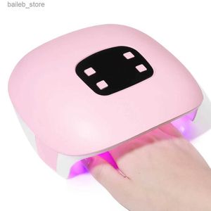 ネイルドライヤーリンマンダピンク20 UV LEDジェルネイルドライヤーランプスマートセンサー付きマニキュアツールを備えたネイルドライヤーランプ60WネイルフォトセラピーマシンY240419