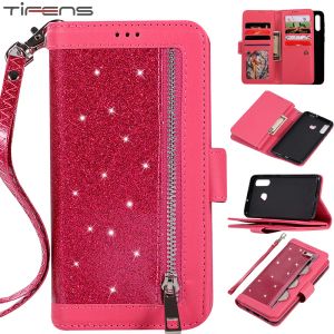 Brieftaschen Flip Wallet Hülle für Samsung Galaxy A52 A72 A42 A12 A32 A51 A71 A21S A41 A50 A70 A10 A11 A20 E A6 A8 Plus A7 2018 M10 M20 Abdeckung