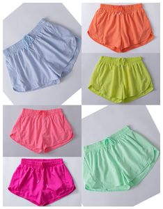 shorts kvinnor lu shorts gym shorts kvinnor sport midja smal snabb torr andas hög elasticitet gym damer casual sportkläder för flickor träning fitness kort