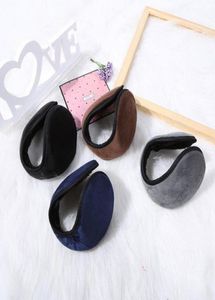 Fashion Unisex Earmuffs Pure Color Winter Warm Earmuffs Women Men Thickened Ear Cover Protector Ear Warmers WY469Q5225874