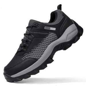Erkek spor ayakkabılar yürüyüş ayakkabıları erkekler için açık dağ botları tırmanma spor ayakkabılar sonbahar kış ayakkabıları 240418