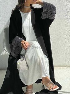 民族衣類イスラム教徒ラマダン・イードオープン着物アバヤ着物コート女性のためのイスラム教徒のローブ