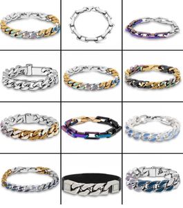 Fashion Charm Link Chain Armband Pour Hommes Bangle Braccialetto für Männer Hochzeitsliebhaber Geschenk Hip Hop Schmuck 5828685