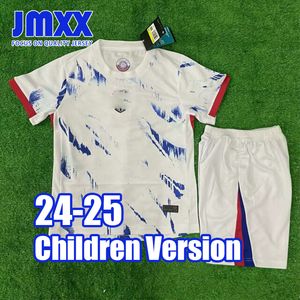 JMXX 24-25 Norueguês Jerseys Kit Home Away Kid Uniformes camisa de futebol de camisa 2024 2025 Top e shorts Versão infantil