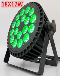 18x12W RGBW 4IN1 LED Par Wash Par LED Flat Par Can 18x12W Oświetlenie dla imprezy KTV disco DJ LAMP3690784