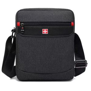 Kolejki szwajcarskie torba na ramię Mała torba posłańca dla 9,7 „11” tabletek i dokumentów męska torebka crossbody torebka crossbody