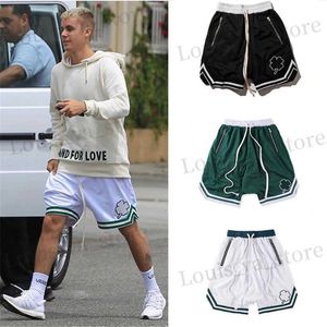 Shorts masculinos shorts shorts bodybuilding short short shorts de shorts kn comprimento de suprimentos de sugestão de verão para ginásios masculinos treinando shorts de marca T240419